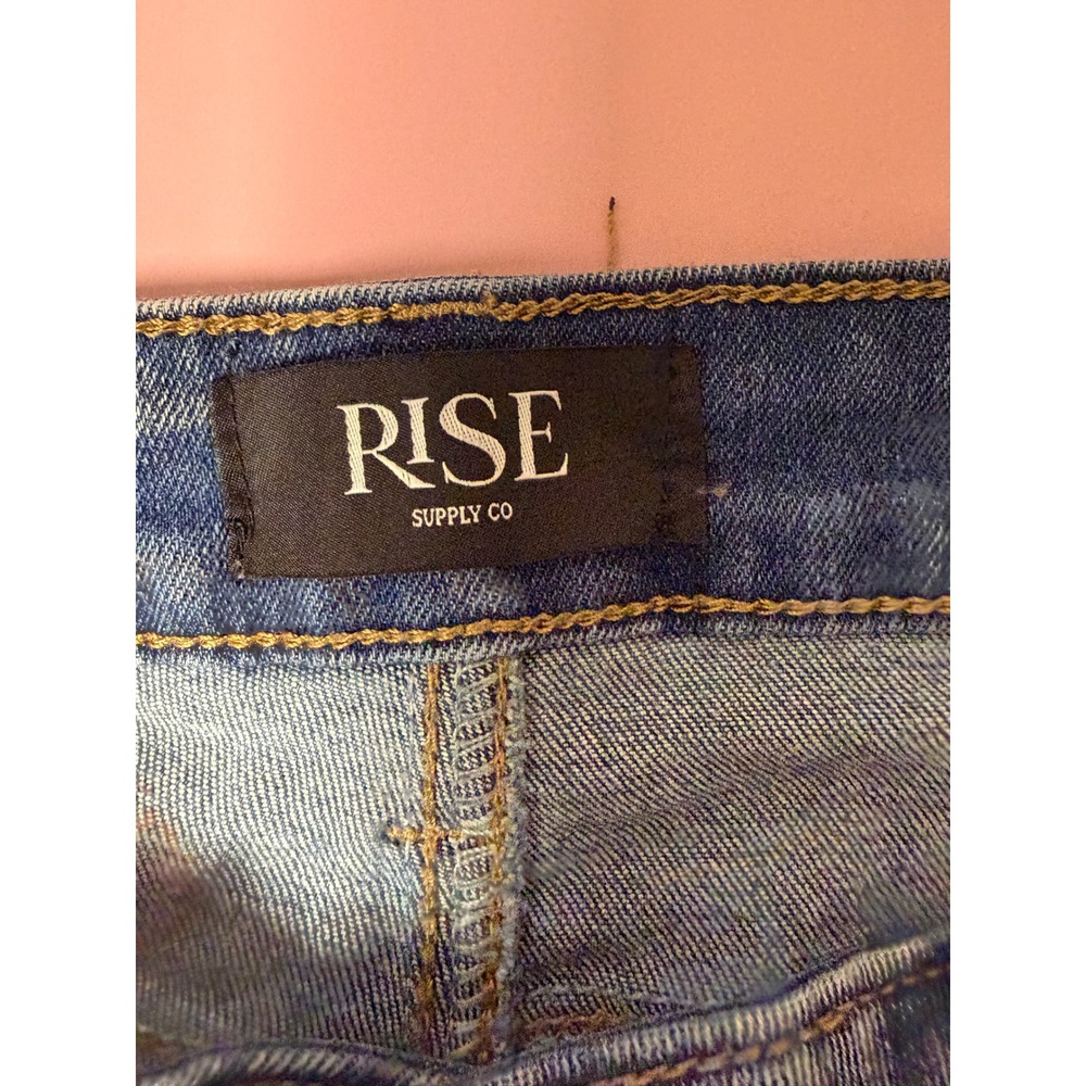 Rise Supply Co Skinny Jeans Womens 17 Blue Indigo Vintage‎ Wash High Rise RSDM15 - Picture 2 of 8